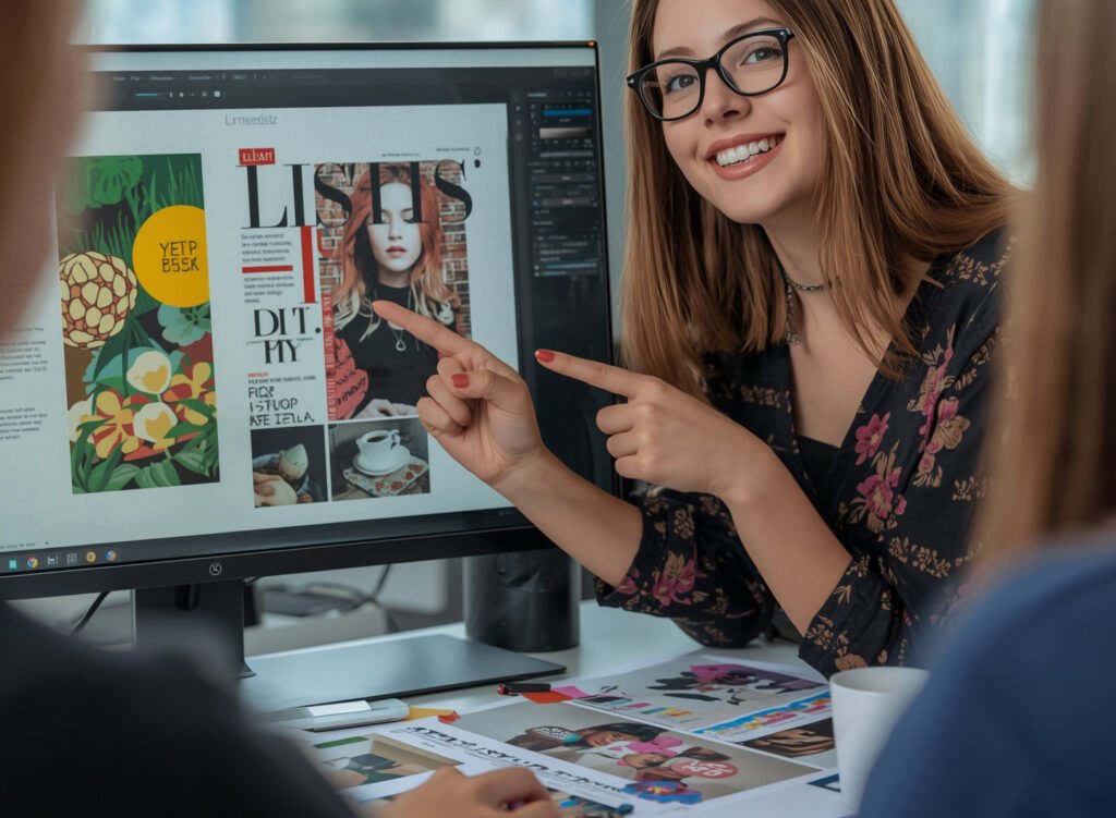 Creative magazine cover design example, Professional print magazine layout, Digital magazine design with interactive elements, Lifestyle magazine spread with visuals, Sports magazine layout design, Health magazine creative design, Entertainment magazine cover page, Balanced typography in magazine design, High-quality graphics for magazine pages, Multilingual magazine layout design, Corporate magazine publication design, Custom magazine graphics and illustrations, Engaging print and digital magazine layouts, Magazine design team at work, Magazine page layout for reader engagement, Eye-catching magazine cover and spread, Professional digital magazine interface, Magazine design for global audience, Interactive magazine content for online readers, Graphics Anywhere magazine design portfolio